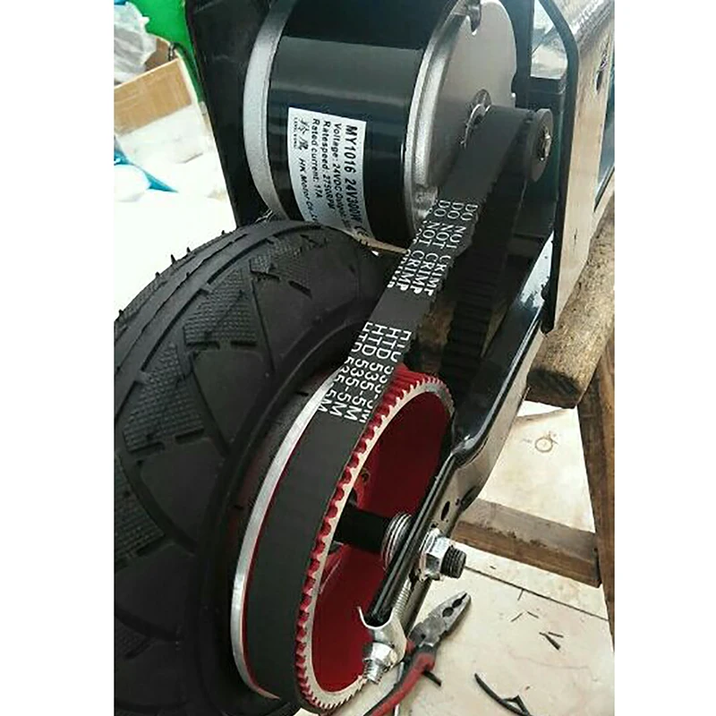 Как снять мотор колесо электроскутера 24VDC300W Brushed Motor LINGYING MY1016 Electric Scooter Electric Bicycle Bike M