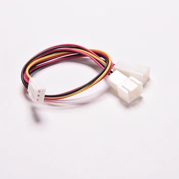 

15cm 1 Female to 2 Male Motherboard Connector 3 Pin PC Computer Case Fan Power Y Splitter Cable Lead