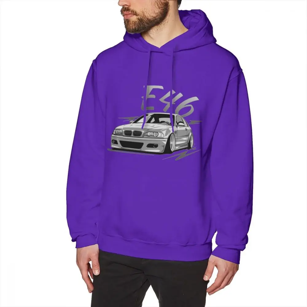 Crewneck E46 Tuning Low с длинным рукавом забавные летние толстовки для мальчиков летняя толстовка с машинкой - Цвет: purple