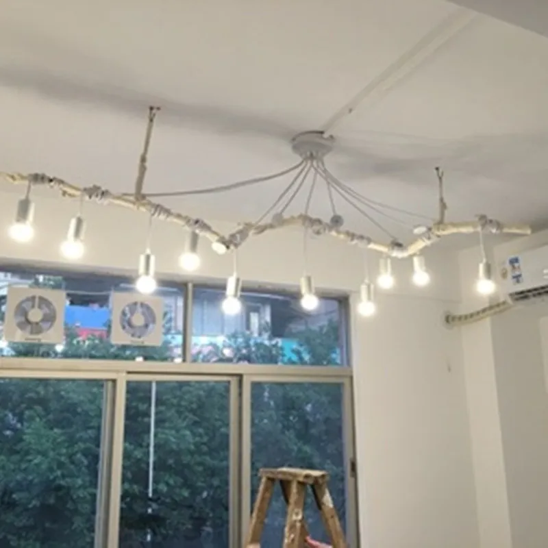 Modern White Ceiling Chandelier 10 Arms Adjule Hanging Lamp With Modern White Ceiling Chandelier 10 Arms Adjule Hanging Lamp With Remove Control E27 Kitchen Lighting Fixture Res In Chandeliers From Lights