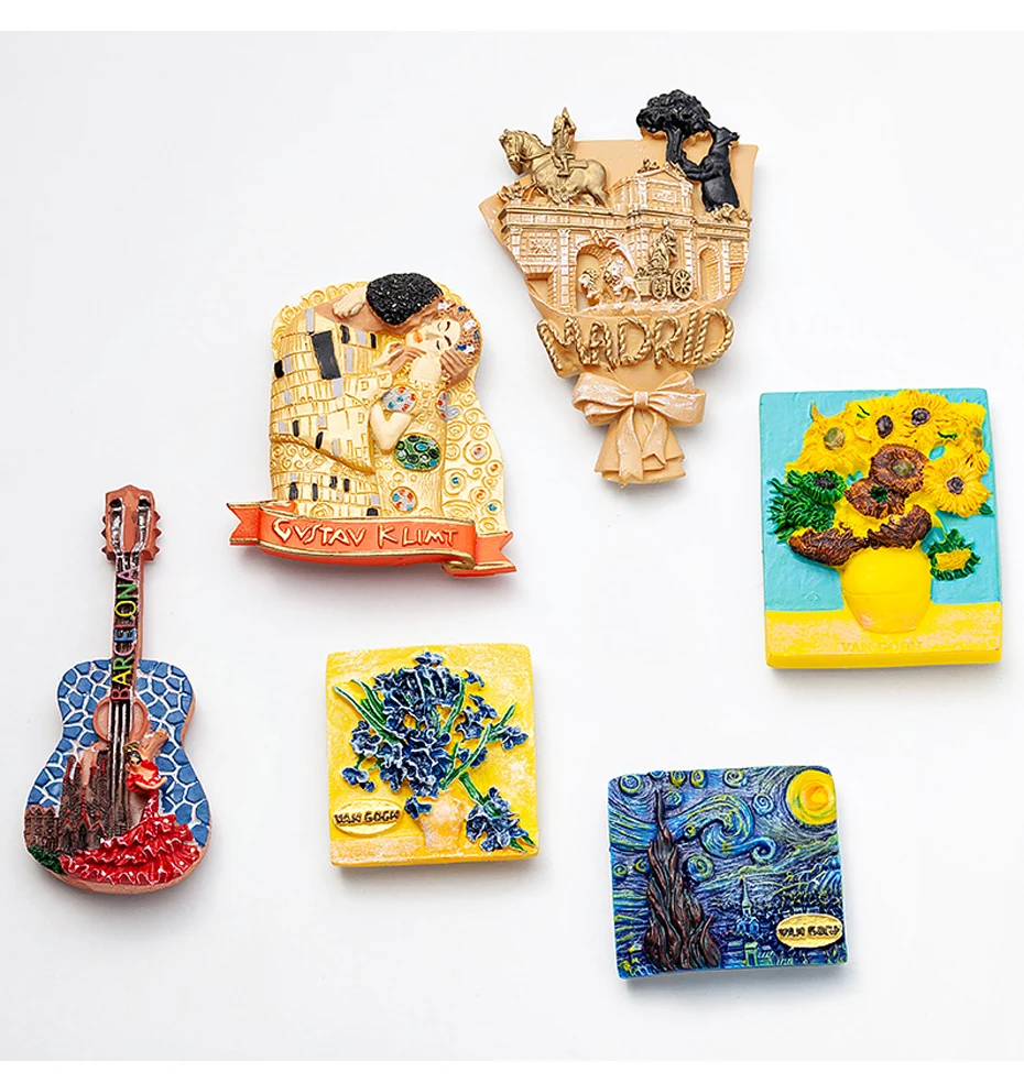 Creative painting  fridge magnet 07
