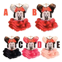 Лидер продаж; вечерние платья для девочек с Минни Маус для костюмированной вечеринки; детская одежда для маленьких девочек; модные летние платья с героями мультфильмов; комплект из 2 предметов
