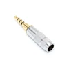 Gold plated Stereo 3.5mm 4 Pole Repair Headphone Jack Plug Cable Audio Headphones Audio Jack Plug Connector Soldering ► Photo 2/6