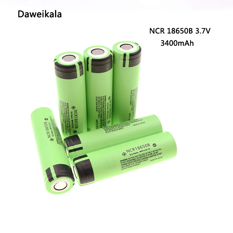 Сделано в Японии NCR18650B-3400mAh литий-ионная аккумуляторная батарея 3,7 V 18650 батарея 3400mAh