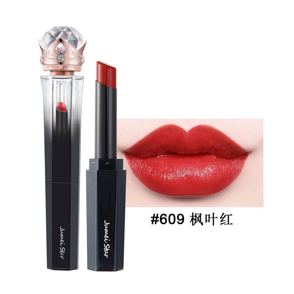 Черный бриллиант, Обнаженная губная помада, водостойкая матовая помада, корейский стиль, подарки для женщин, макияж, увлажняющий сексуальный красный оттенок для губ - Цвет: HDY HZS 609