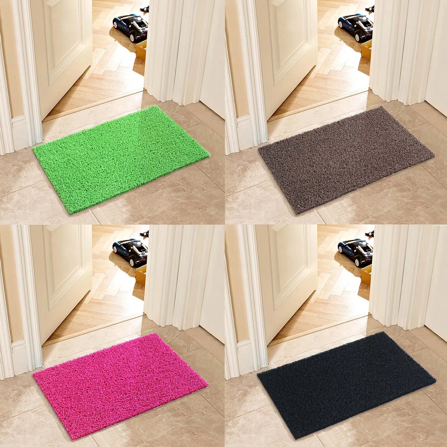 Behogar 40 x 60cm Anti Slip Absorbent Doormat Home Door Mat Bathroom
