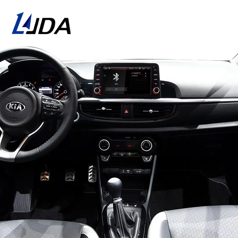 Perfect LJDA Android 9.1 Car DVD Player For KIA PICANTO MORNING 2017 2018 GPS Navigation 1 Din Car Radio Multimedia WIFI Stereo IPS RDS 5