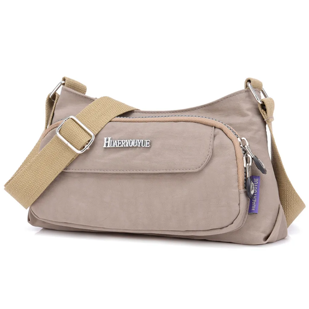 Высококачественные маленькие сумки через плечо с клапаном, Женская нейлоновая сумка на плечо, водонепроницаемая элегантная повседневная сумка для покупок, женские сумки#613P