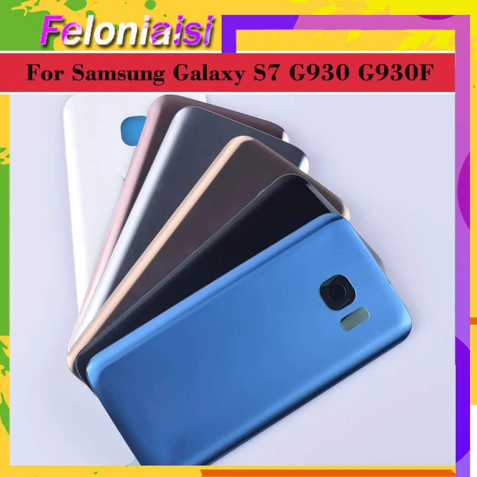 

Original For Samsung Galaxy S7 G930 G930F G930FD SM-G390F Housing Battery Cover Back Cover Case Rear Door Chassis