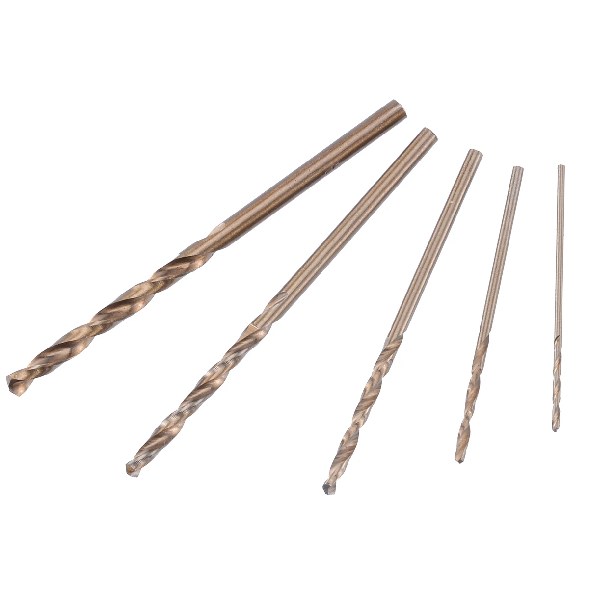 50pcs/set M35 Material Cobalt Drill Bits Set 1/1.5/2/2.5/3mm Size Drill Force Tool For Hardened Steel Cast Iron Drilling Tool