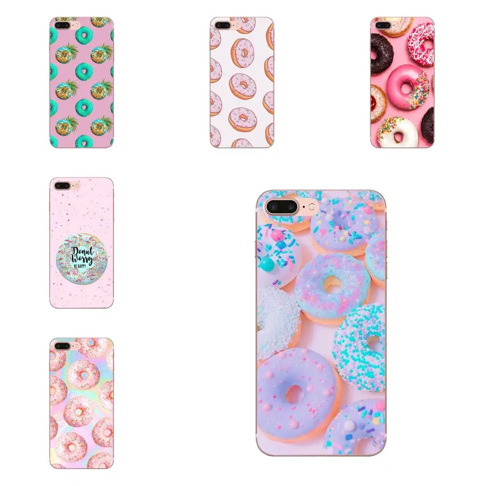 

Soft Bags Cases Delicious Donut Pink Colorful Cute For Galaxy J1 J2 J3 J330 J4 J5 J6 J7 J730 J8 2015 2016 2017 2018 mini Pro