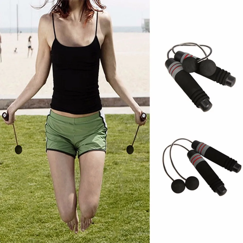 1 Pair Indoor Gym Fitness Cordless Skipping Rope Wireless Jump Rope