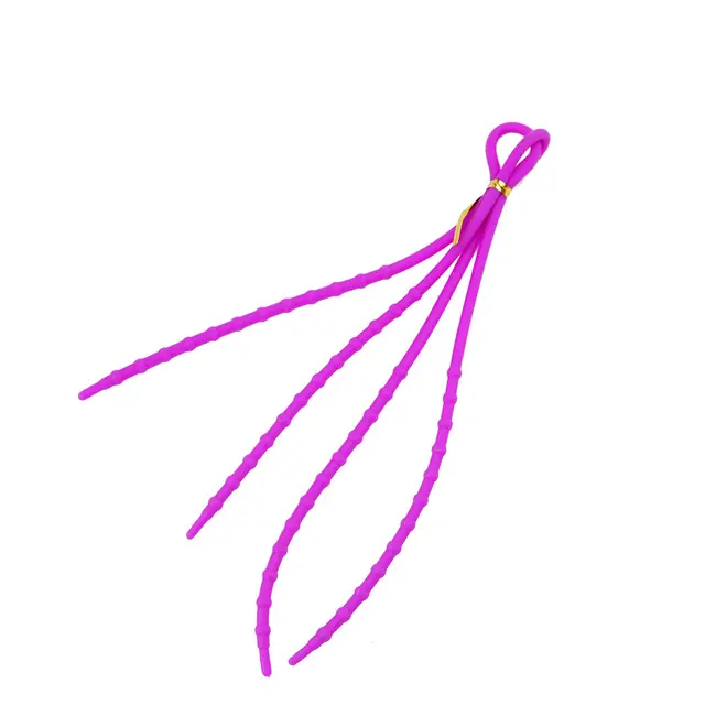 Buy 1Pair X Tie Easy Soft Silicone Rainbow Shoelaces