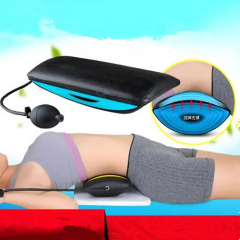 

Lumbar disc herniation tractor home lumbar spine tension correction massage pillow lumbar traction pillow