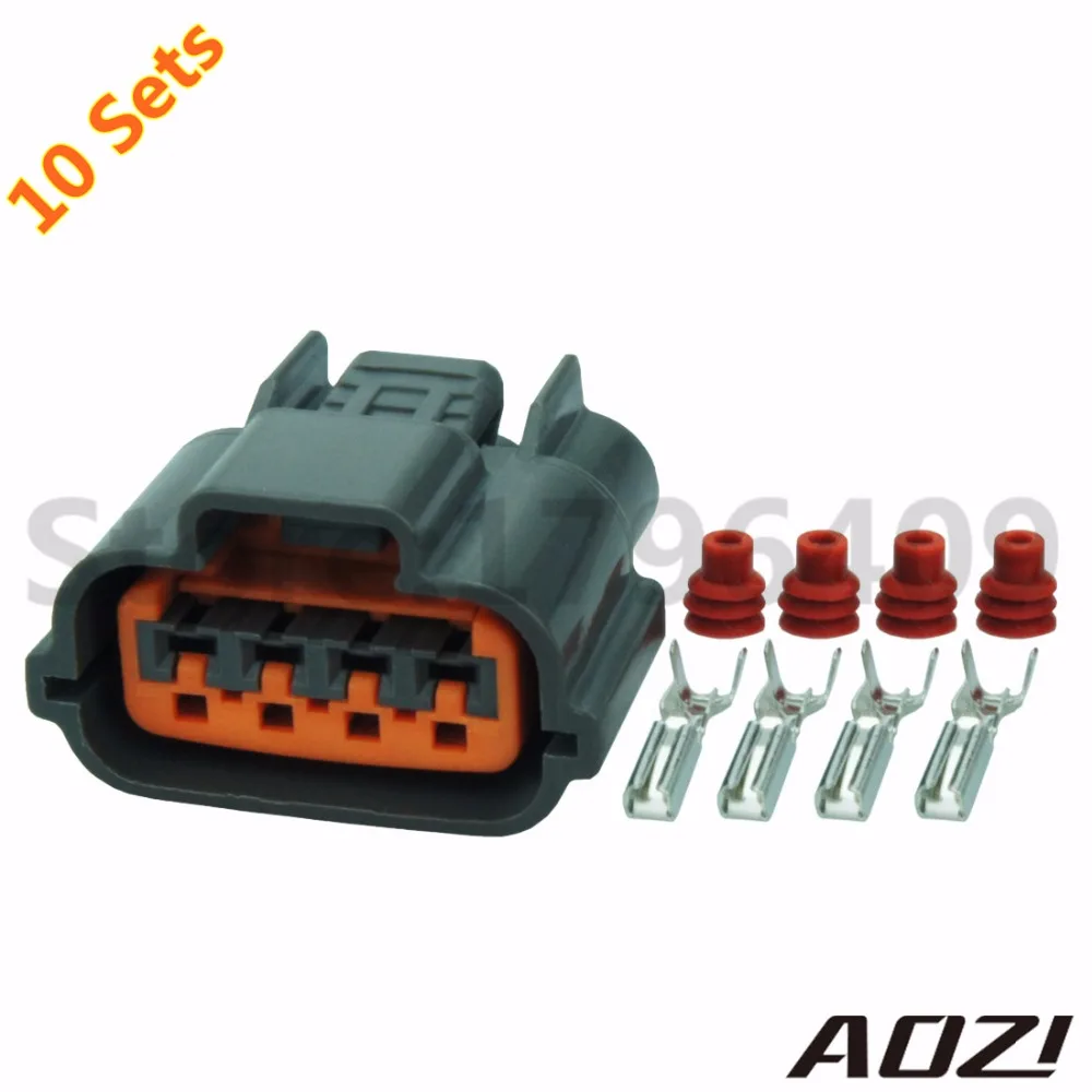 10 Sets Kit Automotive Harness Connector Oxygen sensor Plug Waterproof