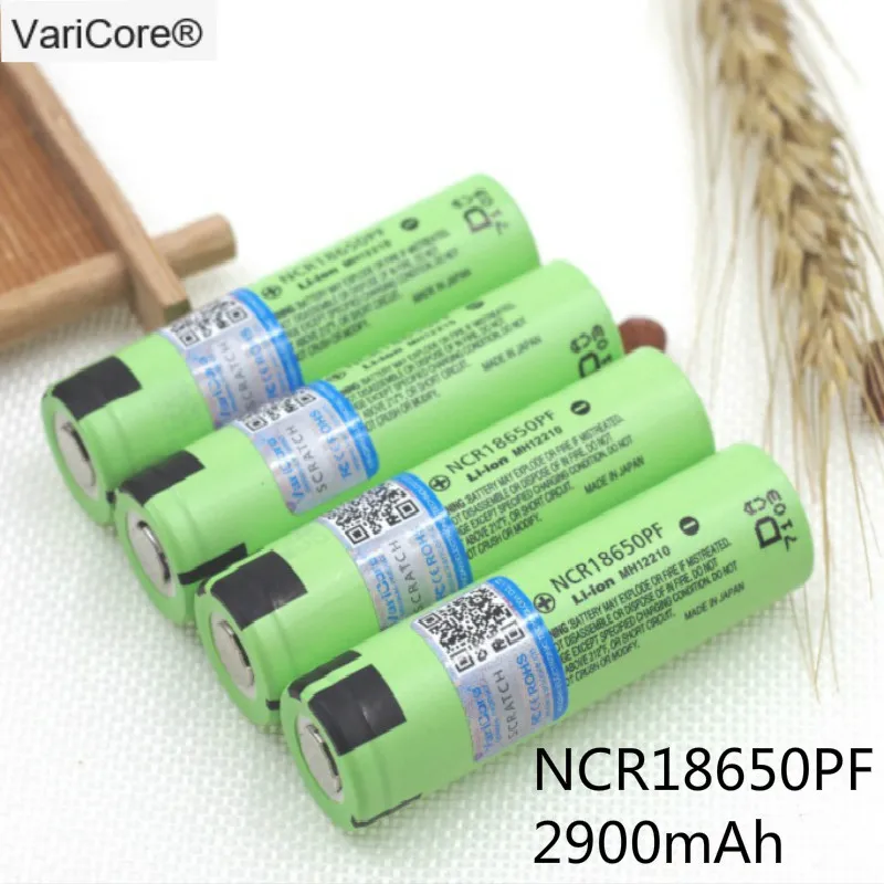 4 PCS. original 18650 3.7V 2900mAh lithium Rechargeable batteries NCR18650PF 10A of the electronic cigarette | Электроника