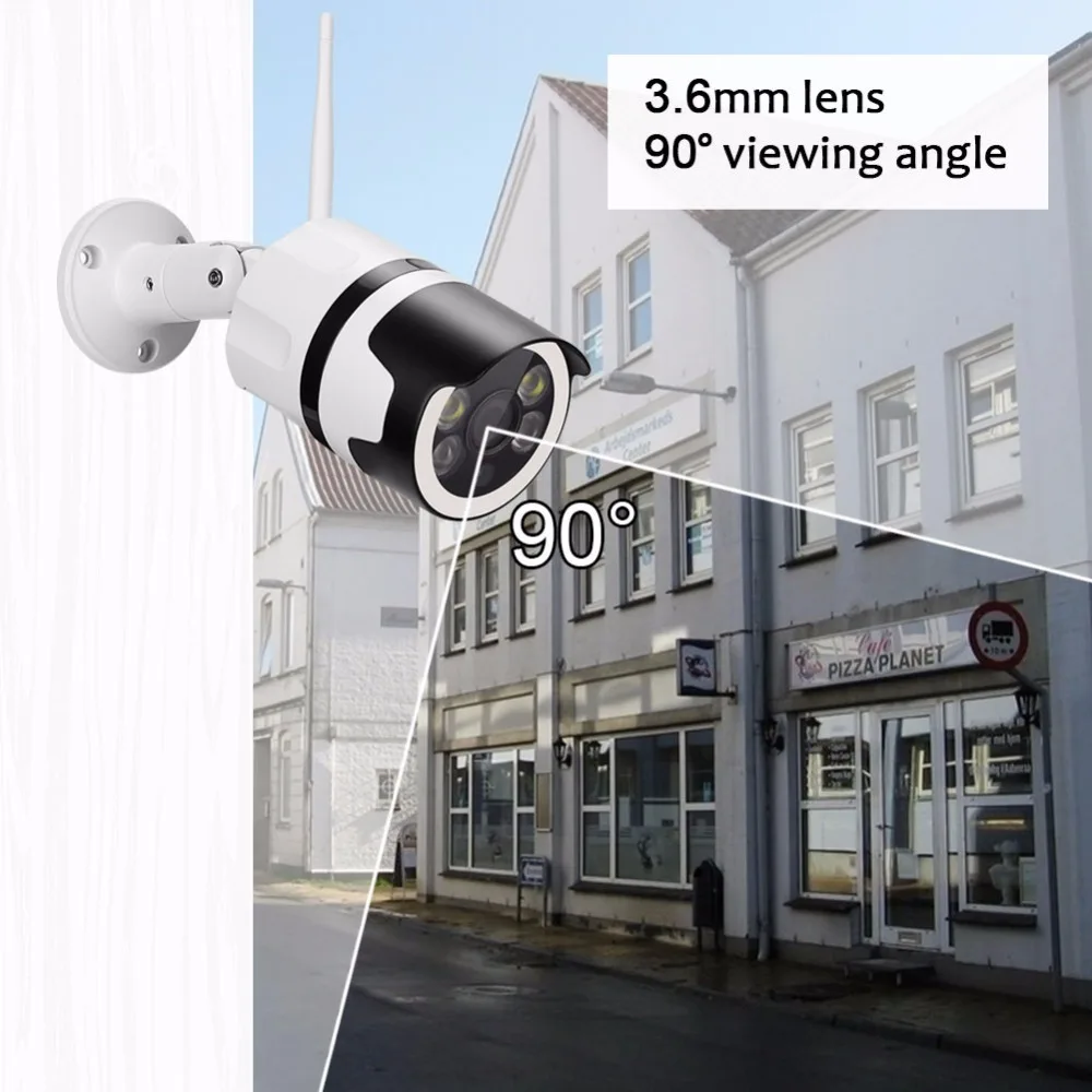 Камера безопасности для дома, Wi-Fi, уличная IP камера, беспроводная камера наблюдения, ИК камера ночного видения, CCTV, цилиндрическая камера наблюдения 1080P