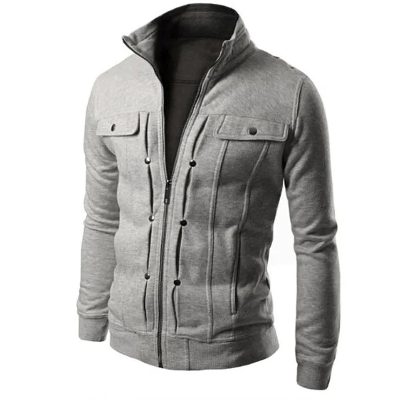 NEW HOT Fashion winter Mens Slim Designed Lapel Cardigan Coat Jacket outdoor sports Camping Hiking Jackets Freeship #4n25 (3)