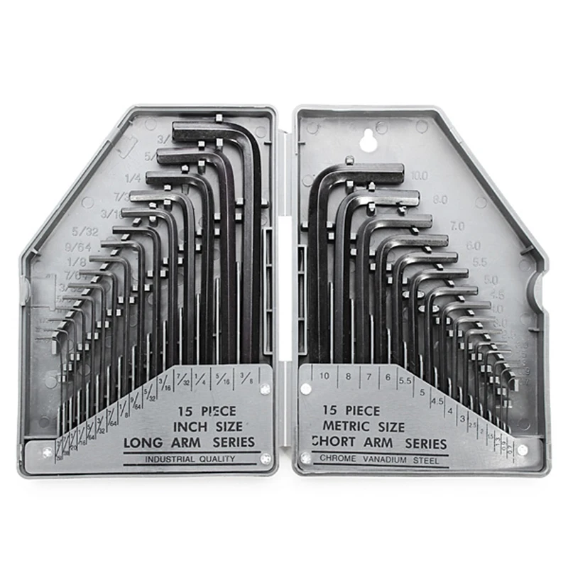 

Furniture accessories 30In 1 Hex Key Wrench Set Allen Key Set Precise Manual Tool For Auto Repair Wrenches Spanners Hand Tools