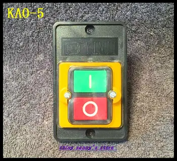 

3Pcs/Lot KAO-5 ON/OFF Waterproof Push Button Switch Pushbutton Control Switch 10A 220/380V