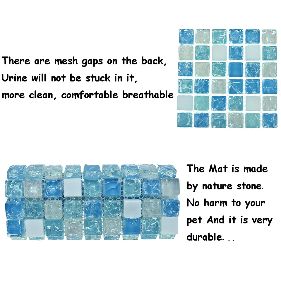 Guinea Pig Hamster Cooling Stone Mat Pad Summer Small Animal