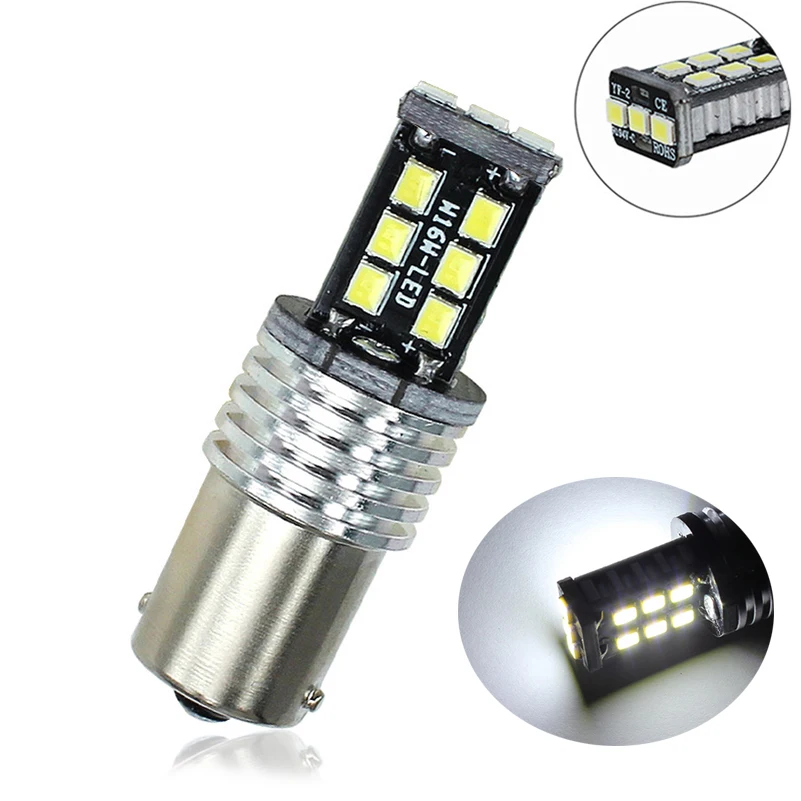 Car Parts 2x For Vw Caddy Led Drl P21w Canbus Error Free White Day Time Running Light 1156 Vehicle Parts Accessories Visitestartit Com