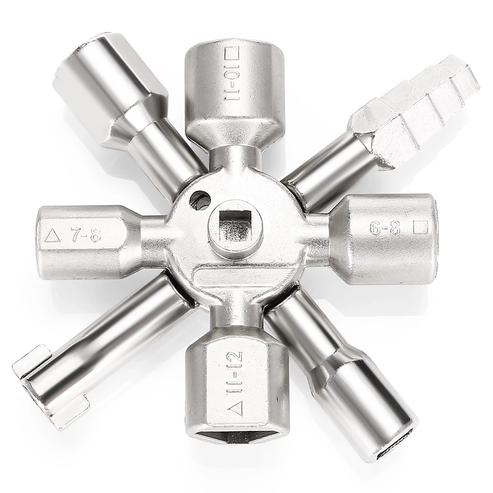 Multitools 10 в 1 Электрический шкаф управления крест треугольный ключ zestaw kluczy для