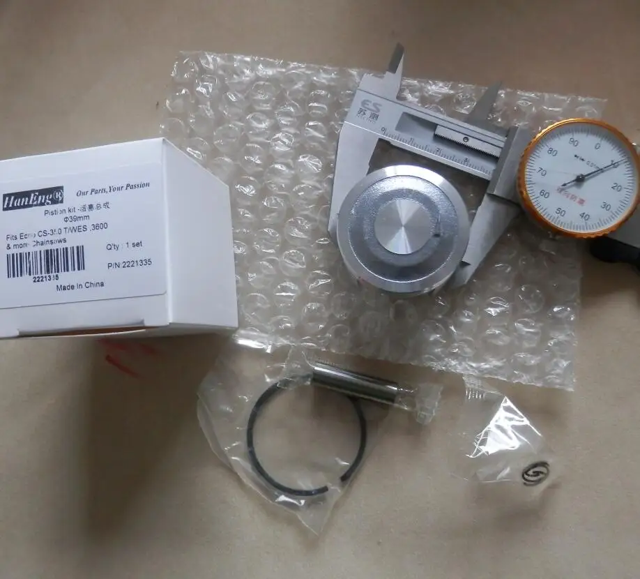 Goedkoop CS350 ZUIGER KIT VOOR ECHO CS350T CS350WES KETTINGZAAG CILINDER ASSY W RING PIN CLIPS MONTAGE BORING 39mm
