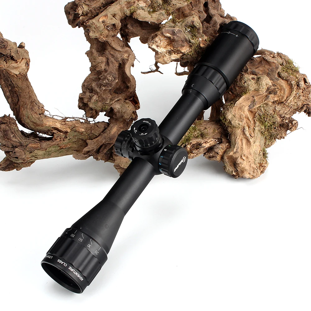 SNIPER LT 3-9X32 AOL 1 inch Full Size Tactical Optical Sight Illuminate Mil-Dot RifleScope Locking Resetting Hunting Rifle Scope (6)