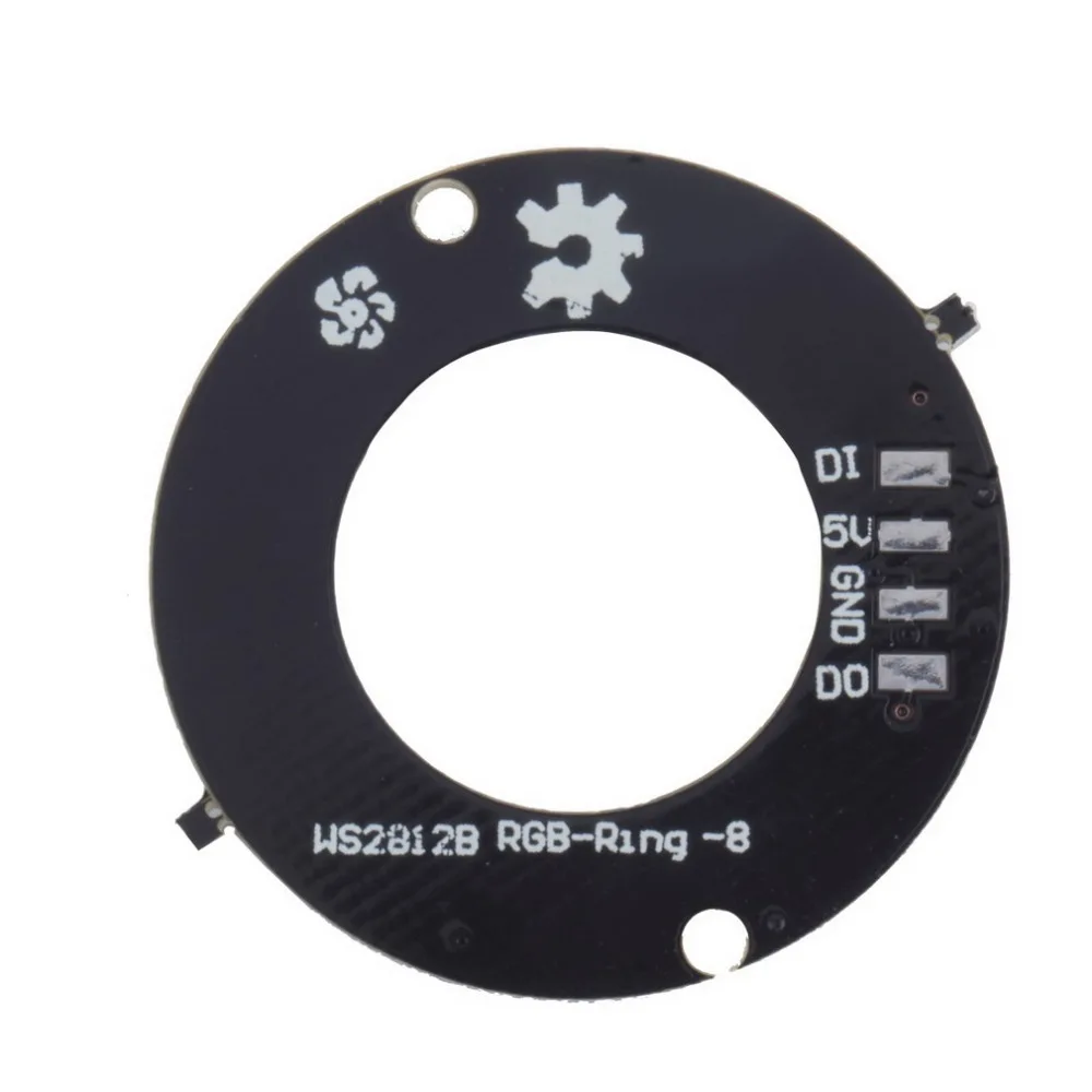 Дропшиппинг новое прибытие WS2812 8 Bit 5050 RGB Светодиодная лампа панель круглое кольцо