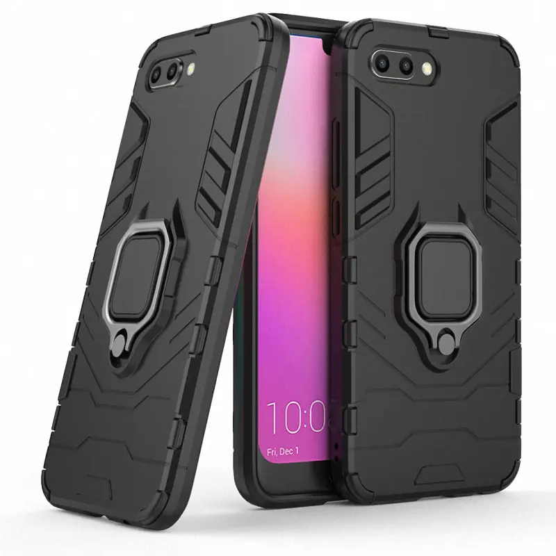 for Huawei Honor 10 COL-L29 COL-AL00 Ring Case Car Holder Phone Note RVL-AL10 Hard Armor Cover | Чехлы для смартфонов