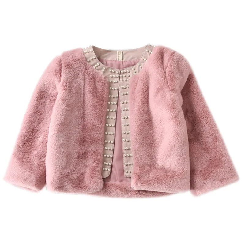 

Cute Baby Girls Coat Autumn Winter Outerwear Tops Kids Jacket Children Baby Girls Plush Coats