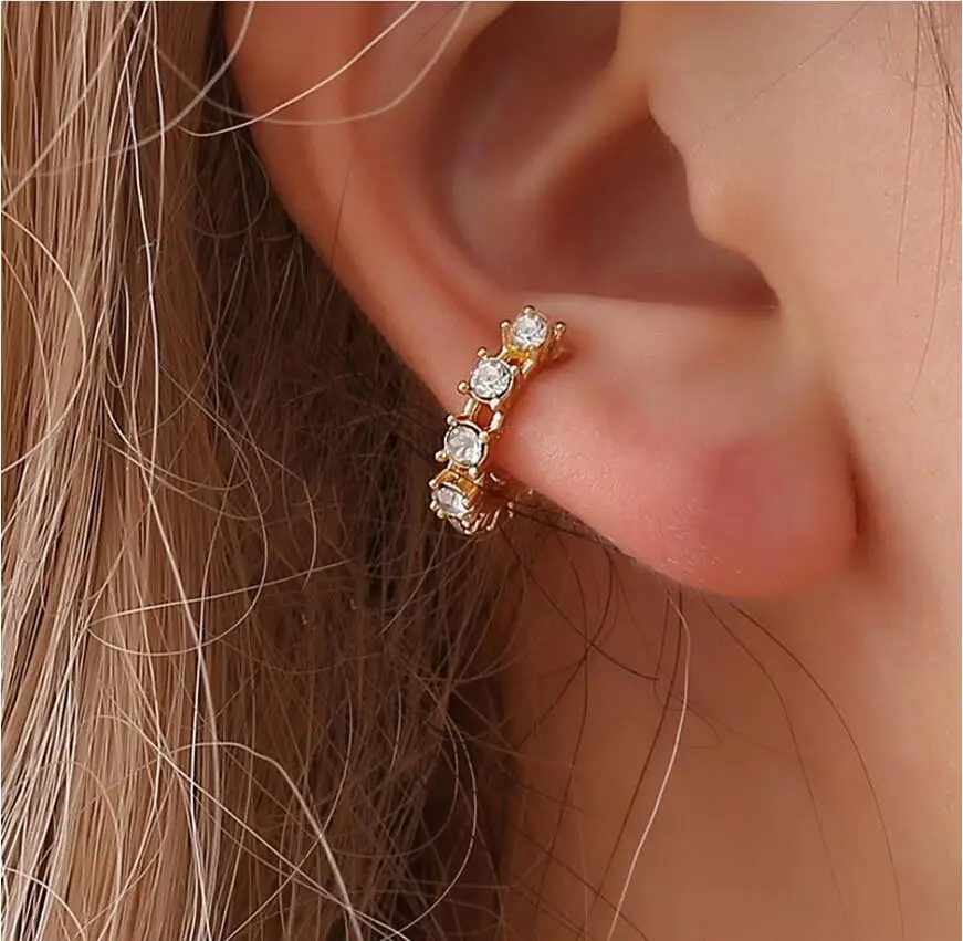 

punk rock Ear Cuff Clip On Earrings Without Piercing Women girls Earring Cuff No Pierced no hole Earings Fashion Jewelry