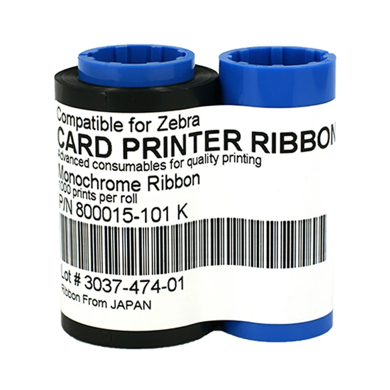 Printer Ribbon 800015 101 Black Ribbon 1000prints use For Zebra P300C