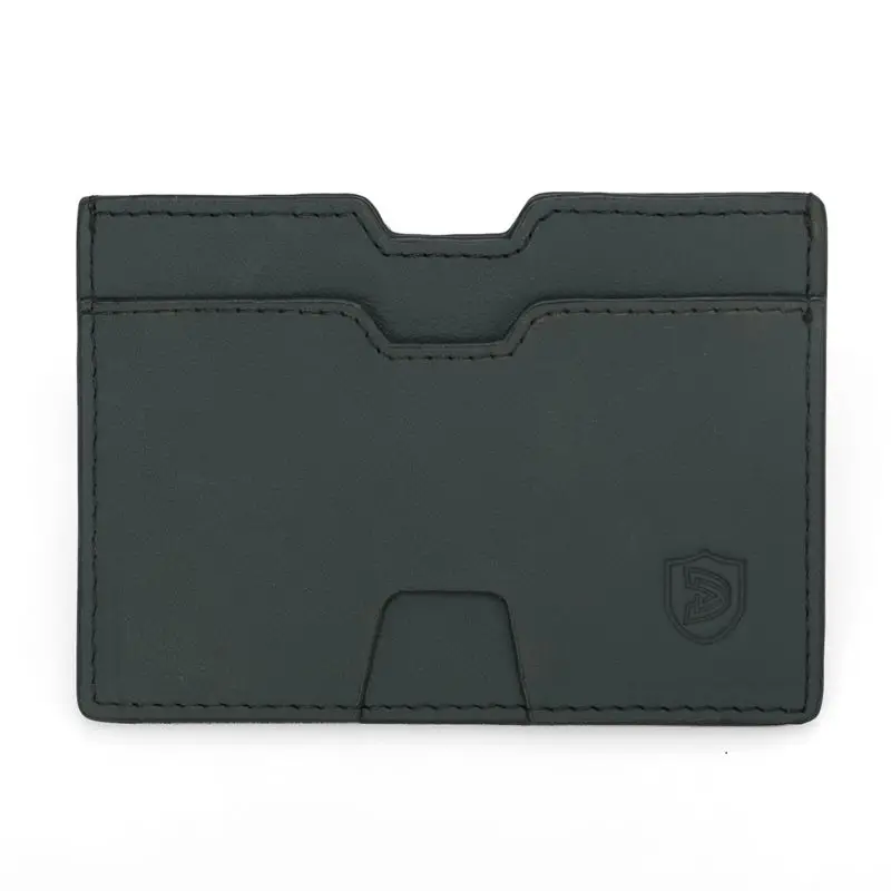 Для мужчин RFID Блокировка кожаный тонкий кошелек деньги эластичная лента кредитные держатель для карт карман Новый