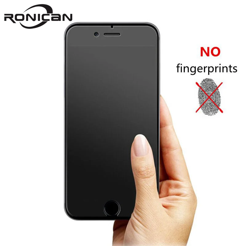 

RONICAN No Fingerprint Premium Tempered Glass Screen Protector For iphone 6 Frosted Glass Protective For iPhone 6s matte glass
