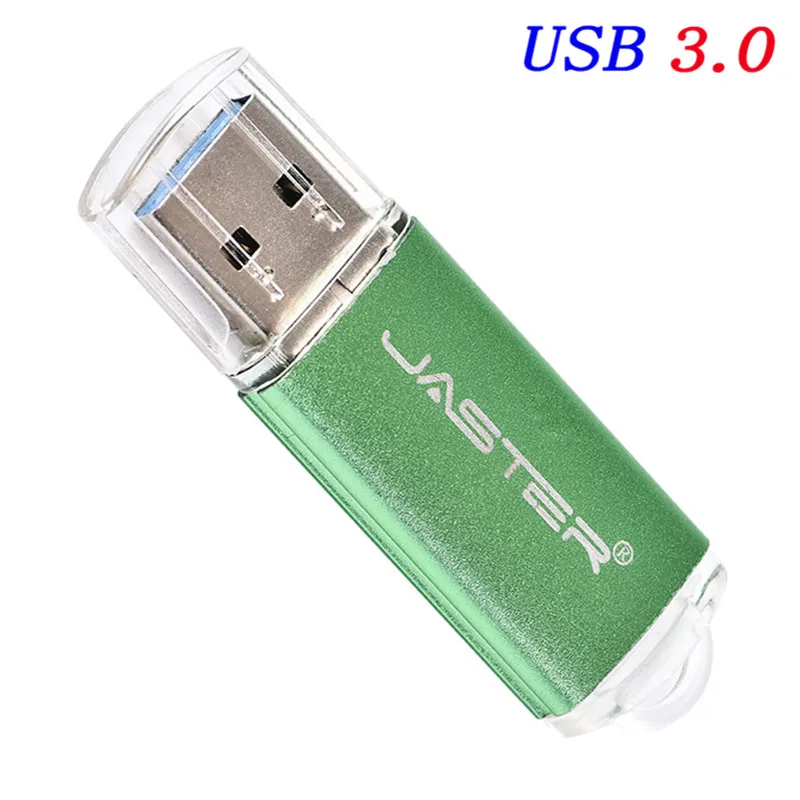 JASTER USB 3,0, usb флеш-накопитель в форме зажигалки, Модный Цветной чехол, 4 ГБ, 8 ГБ, 16 ГБ, 32 ГБ, 64 ГБ, usb флешка, коммерческая флешка, подарок - Цвет: Green