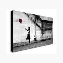 Banksy – affiches et imprimés de ballons pour filles, toile avec toujours de l'espoir, images murales imprimées d'art pour Salon, décoration de Salon de maison