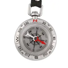 Винтажные карманные часы из цинкового сплава компасная цепочка для кемпинга, походов, морских инструментов для выживания