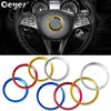 Ceyes Auto Steering Wheel Decoration Stickers Car Styling Ring Case For Mercedes Benz W204 W205 W203 W210 W212 Cover Accessories