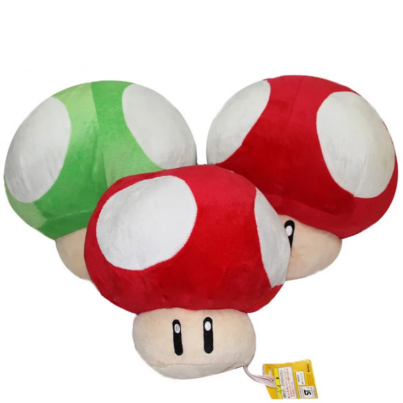 16cm Super Mario Mushroom Plush Stuffed Toys Baby Kids Children Soft