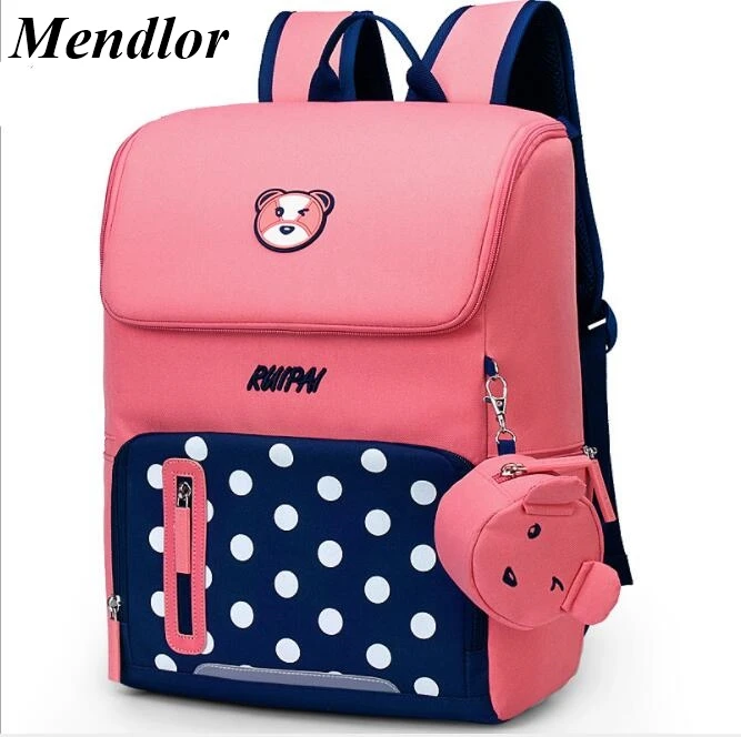 

Orthopedic Backpack Girl School Bags Zipper Kid School Bag Cute Children Knapsack School Bag For Girl RUIPAI mochila escol