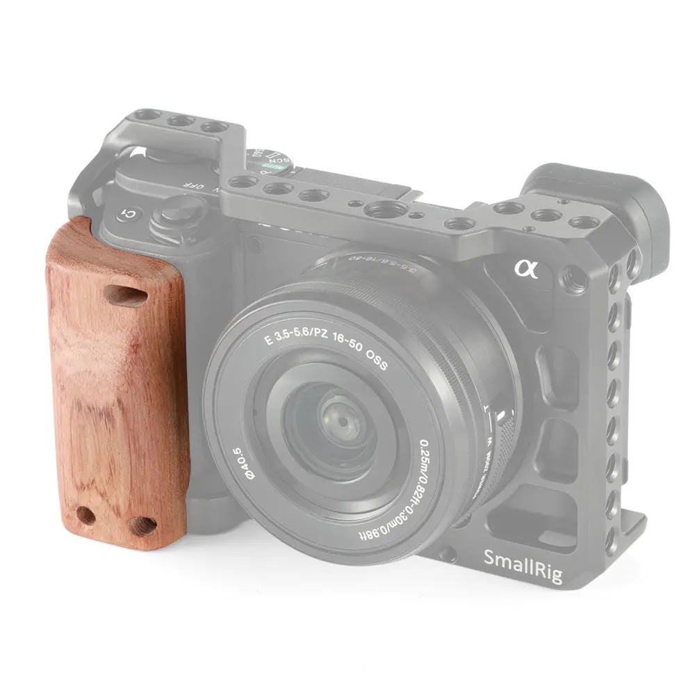 Деревянная ручка SmallRig A6400 для Sony клетка камеры APS2318|Моноподы| |