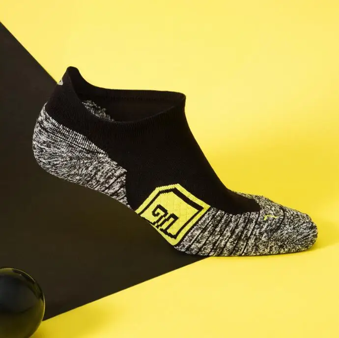 Дышащие MELODY Professional спортивные марафон носки для бега на открытом воздухе мужские и женские полотенца дно Дезодорант антибактериальный носки - Цвет: Черный