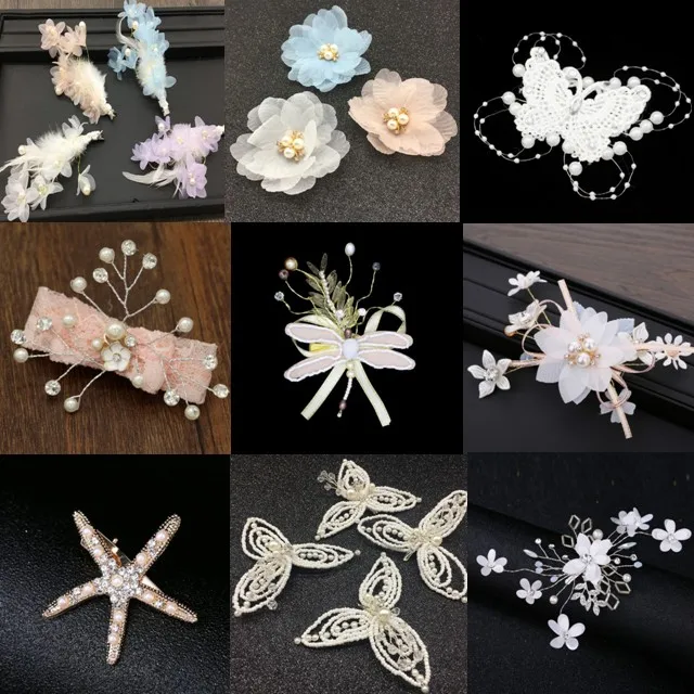 

Bride Wedding Hair Barrette Hairpins Hair Clips Accessories For Women Girls Hairgrip Hair Clamp Hairclip Ornaments Headwear