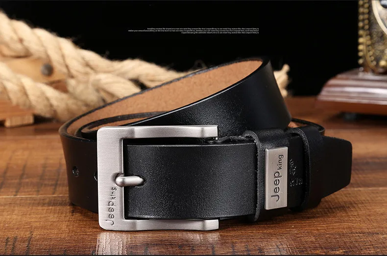 Alloy Pin Buckle Belt For Men Fashion Business Men Belts Vintage Style Gift Designer Best Quality 100% Upper Genuine Leather leather belt price