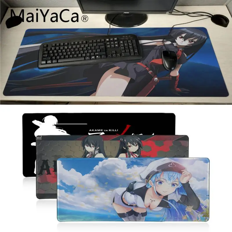 Maiyaca мои любимые аниме анимэ akame ga kill офисные мыши геймер мягкий Мышь коврик для