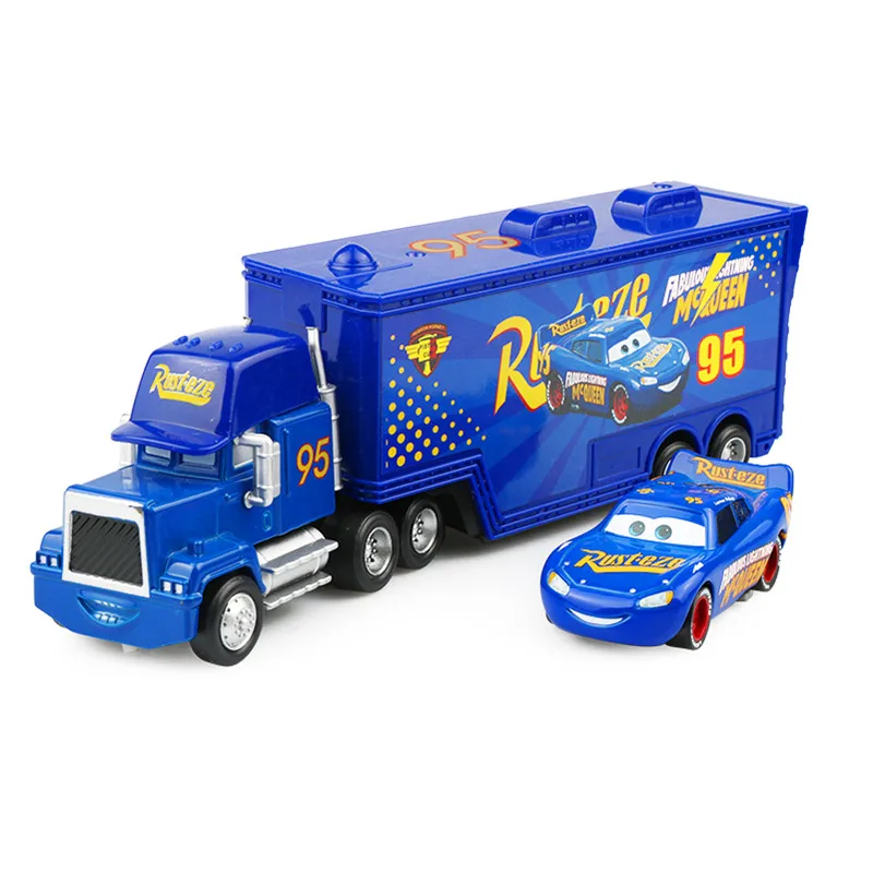 Disney Newest Pixar Cars 3 2pcs Fabulous Lightning Mcqueen Mack Uncle Truck  Diecast Alloy Model Toys Car Best Gifts For Kids -  Railed/motor/cars/bicycles - AliExpress