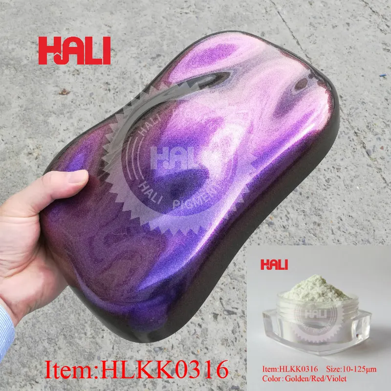 10G HLKK0313 Shine Hali Chameleon Powder Chameleon Pigment Gorgeous Chrome Nail Powder Mirror Nails Art Decorations