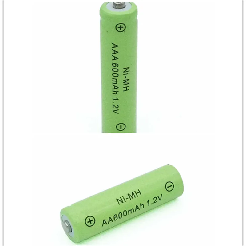 

10XAA 600MAH +10XAAA 600MaH 1.2V NiMH Rechargeable Battery Free shipping